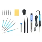 JIAFA JF-8125 18 in 1 Soldering Iron Tool Set with Bag, EU Plug - Image 5