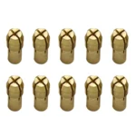 10 PCS Three-claw Copper Clamp Nut for Electric Mill Fittings,Bore diameter: 0.8mm - Image 2