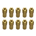 10 PCS Three-claw Copper Clamp Nut for Electric Mill Fittings，Bore diameter: 1.0mm - Image 2