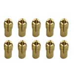 10 PCS Three-claw Copper Clamp Nut for Electric Mill Fittings,Bore diameter: 1.8mm - Image 2