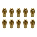 10 PCS Three-claw Copper Clamp Nut for Electric Mill Fittings，Bore diameter: 2.4mm - Image 2