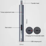 A-012 Rechargeable Lithium Battery Rechargeable Electric Drill Cordless Screwdriver Set with 8 Gear Torsion - Image 3