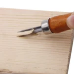 12 in 1  Wood Carving Chisels Knife Basic Woodcut Working Handmade Rubber Stamps Hand Tools - Image 4