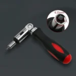 180 Degree Rotation 1/4 inch Hex Connector Multi-function Ratchet Screwdriver - Image 4