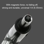 180 Degree Rotation 1/4 inch Hex Connector Multi-function Ratchet Screwdriver - Image 7