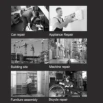 180 Degree Rotation 1/4 inch Hex Connector Multi-function Ratchet Screwdriver - Image 8