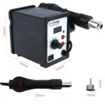 Kaisi K-858D SMD Hot-Air Soldering Station LED Digital Display Support Controllable Temperature for Desoldering + Air Nozzles, EU Plug - Image 9