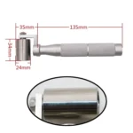 Household Wall Paper Stainless Steel Wheel Tool Seam Flat Roller with Bearing, Size: 34X24mm - Image 4