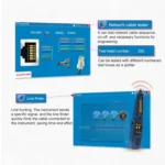 IPC9800Plus+ 4K H.265 Network Coaxial Engineering Video Surveillance Tester with 7 inch IPS Display, AU Plug - Image 5
