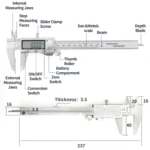 0-150mm LCD Digital Calipers Electronic Digital Vernier Caliper - Image 8