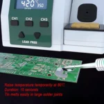 SUGON T26 Soldering Station Lead-free 2S Rapid Heating with C210-018 Soldering Iron Tip Kit, EU Plug - Image 11
