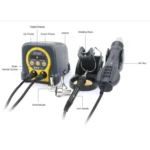 BAKU ba-942 Led BGA SMD Hot Air Rework Soldering Station, EU Plug - Image 2