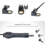 BAKU ba-942 Led BGA SMD Hot Air Rework Soldering Station, EU Plug - Image 7