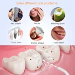 Mornwell D52 USB-Rechargeable Water Flosser IPX7 Waterproof Oral Irrigator - Image 3
