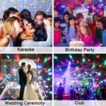 YouOKLight YK2278 3W Sound Activated Party DJ Lighting RBG Disco Ball Strobe Lamp Stage Par Light with 7 Modes, Without Remote Control - Image 16