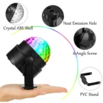 YouOKLight YK2278 3W Sound Activated Party DJ Lighting RBG Disco Ball Strobe Lamp Stage Par Light with 7 Modes, Without Remote Control - Image 3