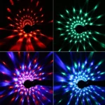 YouOKLight YK2278 3W Sound Activated Party DJ Lighting RBG Disco Ball Strobe Lamp Stage Par Light with 7 Modes, Without Remote Control - Image 8