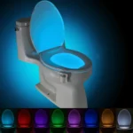 Motion Activated Toilet Nightlight, LED Toilet Light Bathroom Washroom