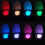 Motion Activated Toilet Nightlight, LED Toilet Light Bathroom Washroom - Image 8
