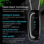 KY100A Portable Negative Ion Air Purifier Neck Hanging Air Purifier - Image 4