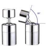 Dual-Function Faucet Spout Bubbler Splash-Proof Two-Function Kitchen Copper Filter - Image 4