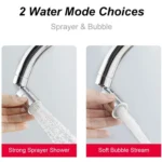 Dual-Function Faucet Spout Bubbler Splash-Proof Two-Function Kitchen Copper Filter - Image 5