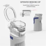 JZ-492S Portable Ultrasonic Nebulizer Mini Handheld Inhaler Respirator Health Care Home Machine Atomizer - Image 5