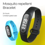 Q2 Outdoor Ultrasonic Electronic Mosquito Repellent Bracelet, Support Three-gear Mode & Time Display - Image 2
