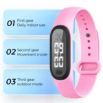 Q2 Outdoor Ultrasonic Electronic Mosquito Repellent Bracelet, Support Three-gear Mode & Time Display - Image 7