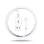 Qc3.0 Dual USB Car Charger + 8 Pin Fast Charging Line Car Charging Kit - Image 4