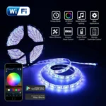 5M 5050 RGB LED Strip Light WIFI Smart Home Power Kit Set (Not waterproof) - Image 2