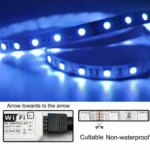 5M 5050 RGB LED Strip Light WIFI Smart Home Power Kit Set (Not waterproof) - Image 7