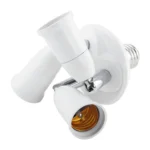 E27 to E27 Splitter Adjustable LED Light Bulb Holder Adapter Converter Socket Light Bulb Holder - Image 4