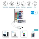 Smart Phone Control Music and Timer Mode Home Mini WIFI LED RGB Controller - Image 6