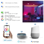 Smart Phone Control Music and Timer Mode Home Mini WIFI LED RGB Controller - Image 7