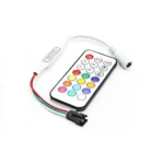 RGB LED Controller with 21-keys RF Remote Controller for WS2812B WS2811 LED Strip - Image 2