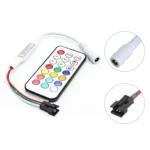 RGB LED Controller with 21-keys RF Remote Controller for WS2812B WS2811 LED Strip - Image 6