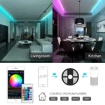 2 Ways Output LED Strip APP Smart Wifi LED RGB Controller with IR 24Keys Remote Control, 5-24V - Image 7