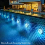 16 Colors 13 LEDs Underwater Light Swimming Pool Diving Light Dimmable Suction Cup Underwater Lamp - Image 7