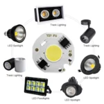 COB LED Light Chip AC 220V LED Bulb Light Intelligent IC Driver Bulb Light DIY Spotlight Downlight Chip Outdoor Flood Light - Image 5