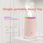 Concise Fish Pattern Mini Home Mute Bedroom Student Dormitory Office Portable USB Wireless Durable Humidifier - Image 2