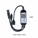 Bluetooth LED RGB Controller with 24 Keys Infrared Controller for 5630 5050 3528 2835 LED Strip, DC 5-24V - Image 3