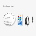 SP608E Dual Signal Output Mobile APP Control Bluetooth LED Controller Kit for WS2812B WS2811 1903 1804 Pixel LED Strip, DC5V~24V - Image 5