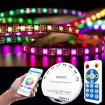 SP608E Dual Signal Output Mobile APP Control Bluetooth LED Controller Kit for WS2812B WS2811 1903 1804 Pixel LED Strip, DC5V~24V - Image 7