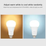 FUT105 12W RGB + CCT LED Bulb Light E27 Indoor Light 2.4G Remote Smart Phone APP Control Bedroom Living Room AC100~240V - Image 4