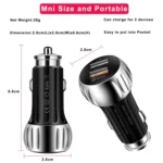 YSY-310QC18W QC3.0 Dual Port USB Car Charger + 3A USB to 8 Pin Data Cable, Cable Length: 1m - Image 6