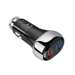 YSY-312 18W Portable QC3.0 Dual USB Mobile Phones and Tablet PCs Universal Car Charger - Image 2