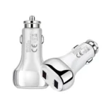 YSY-312 2 in 1 18W Portable QC3.0 Dual USB Car Charger + 1m 3A USB to Micro USB Data Cable Set - Image 11