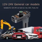 BC70 Car Bluetooth 5.0 FM Transmitter Radio Adapter Dual Display Wireless Handsfree Call MP3 Music Player QC3.0 PD USB Charger - Image 6