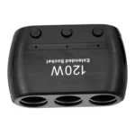 Cigarette Lighter Adapter Splitter 3 Sockets Cigarette Lighter Splitter 12V/24V Power Car Charger - Image 5